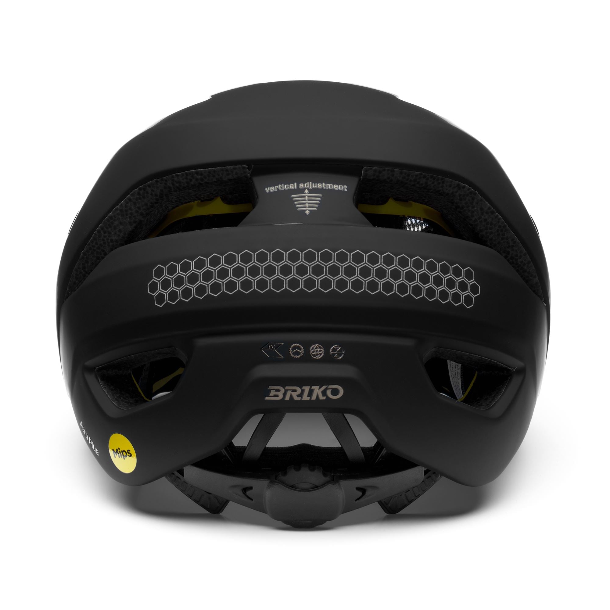 Unisex Black Cycling Helmet with Ventilation | Briko