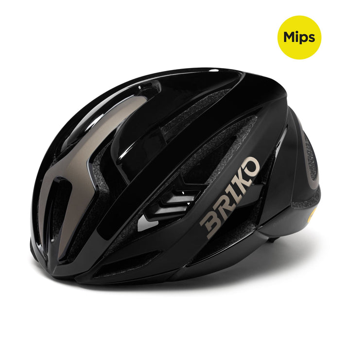 Casco da ciclismo unisex nero con ventilazione e caratteristiche di sicurezza 1