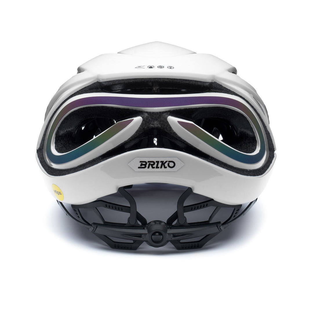 Casque de vélo blanc unisexe avec ventilation et ajustement réglable main