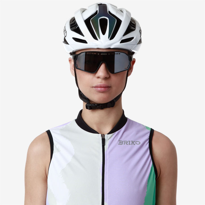 Casque de vélo blanc unisexe avec ventilation et ajustement réglable 5