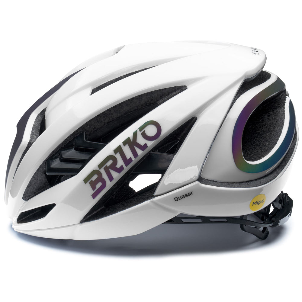 Casco da ciclismo unisex bianco con ventilazione e vestibilità regolabile 02