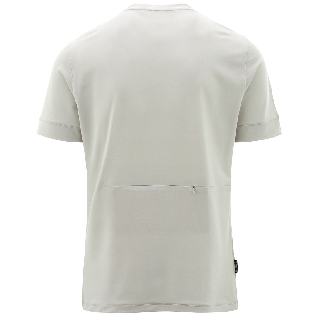 Grey Men's Urban Cycling Polo Shirt with Stretch Fabric main