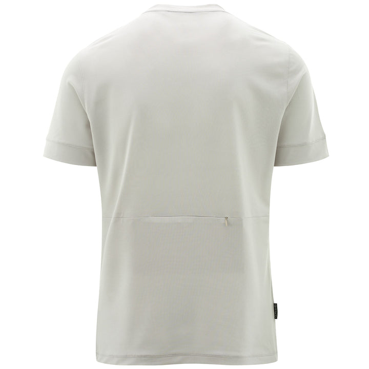 Grey Men's Urban Cycling Polo Shirt with Stretch Fabric 3