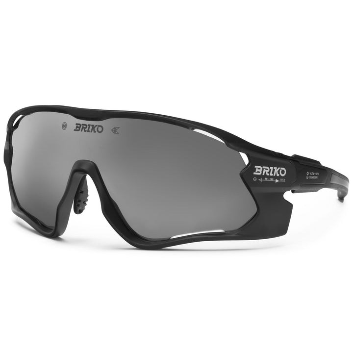 Lunettes de soleil unisexe noires Adventure avec protection antibuée et UV 3