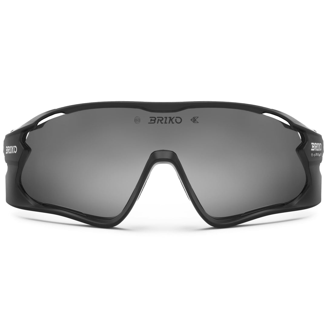 Lunettes de soleil unisexe noires Adventure avec protection antibuée et UV main