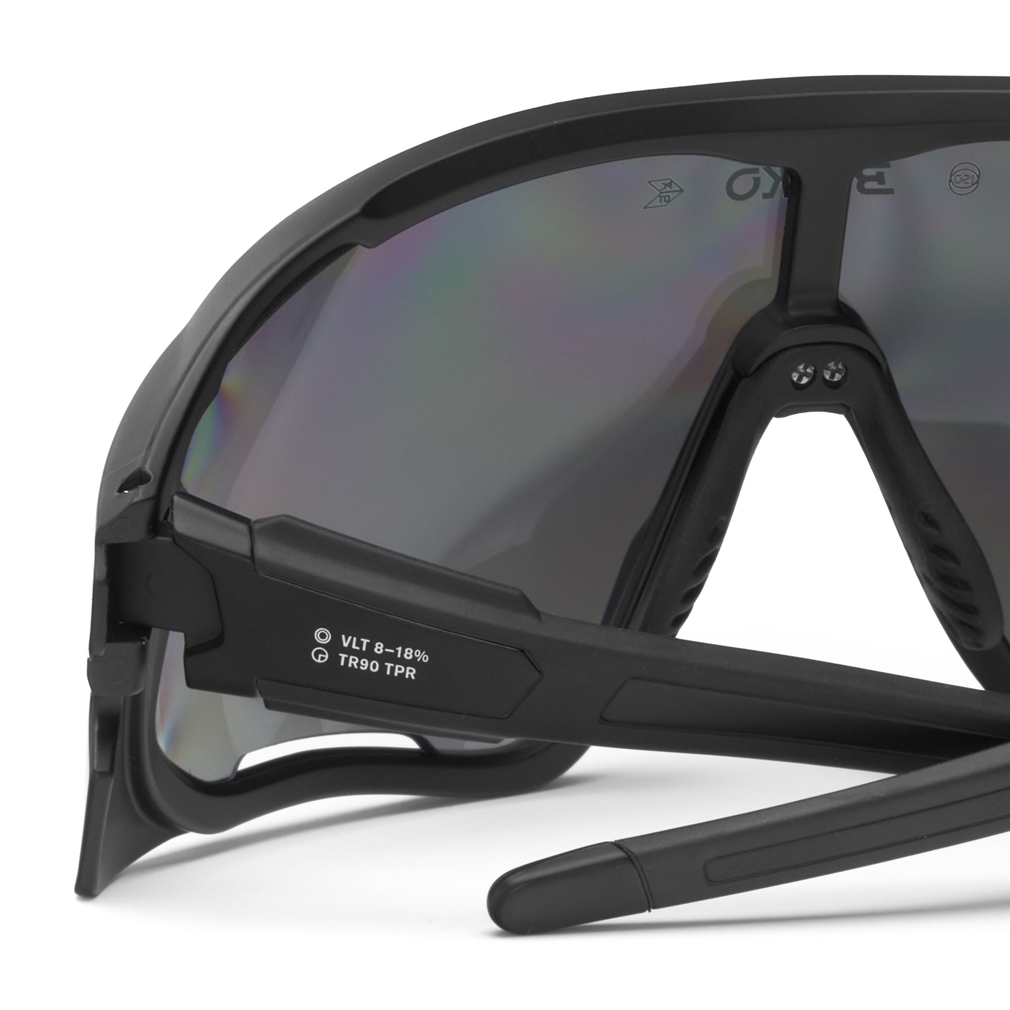 Unisex Black Adventure Sunglasses with Anti-Fog and UV Protection