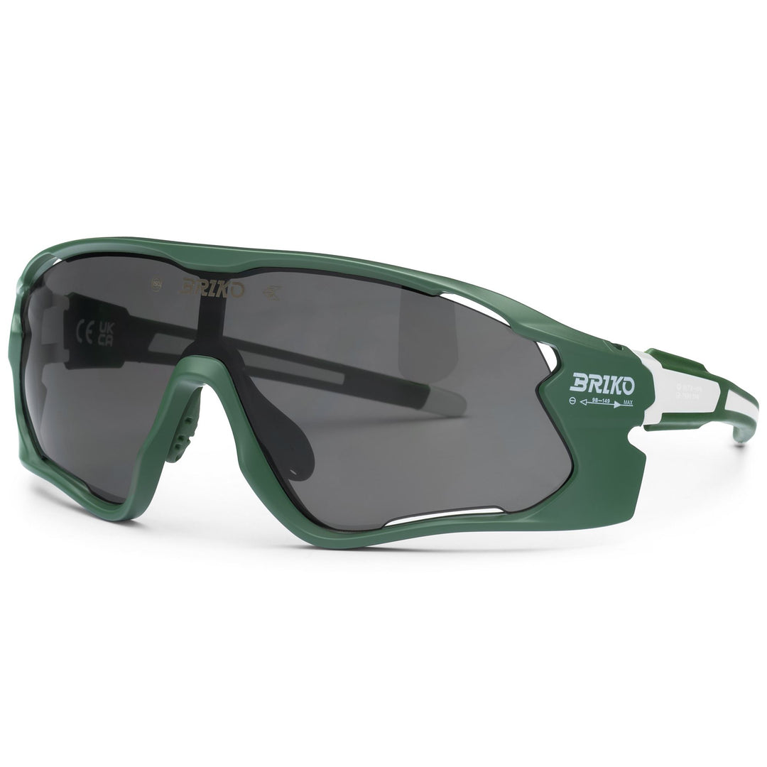 Occhiali da sole militari verdi unisex con protezione antiappannamento e UV main