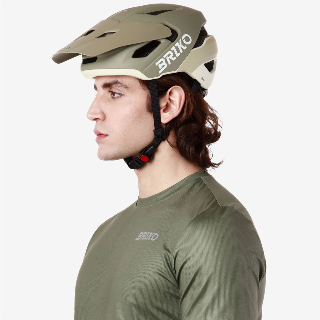 Unisex Yellow and Brown Cycling Helmet for Mountain Biking main