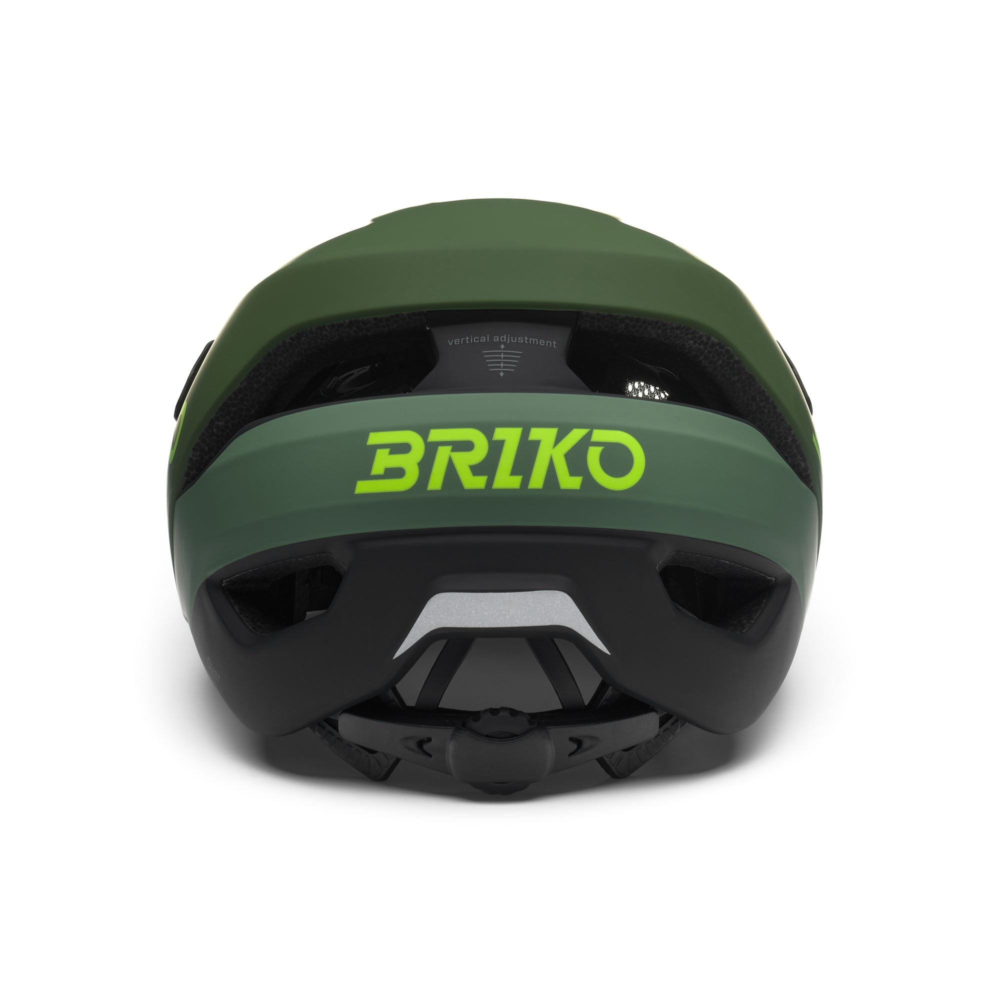 Unisex Green and Black MTB Cycling Helmet with Adjustable Visor