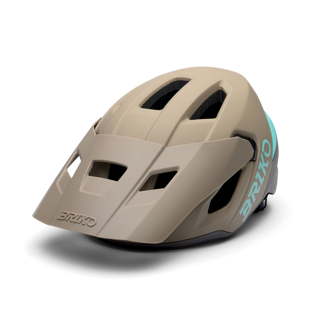 Unisex Brown and Green Lightweight Cycling Helmet with Ventilation 01