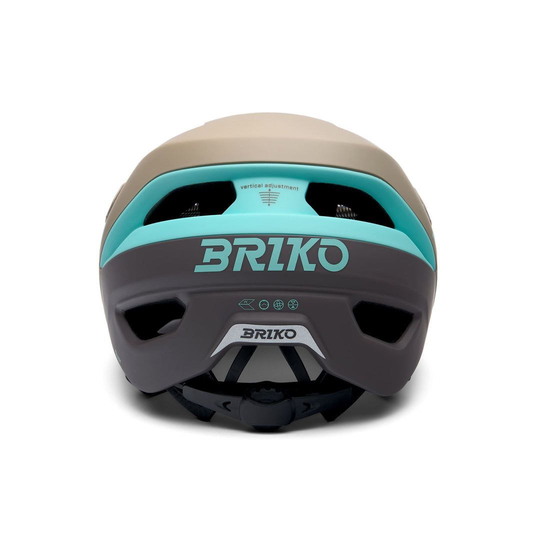 Unisex Brown and Green Lightweight Cycling Helmet with Ventilation main