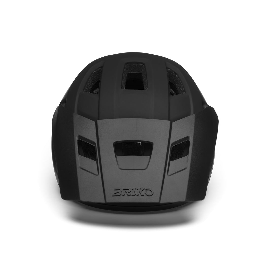 Casque de VTT unisexe noir avec ventilation et rembourrage main