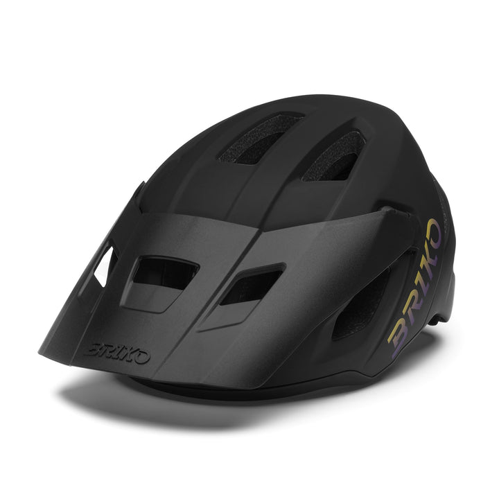 Casque de VTT unisexe noir avec ventilation et rembourrage 1