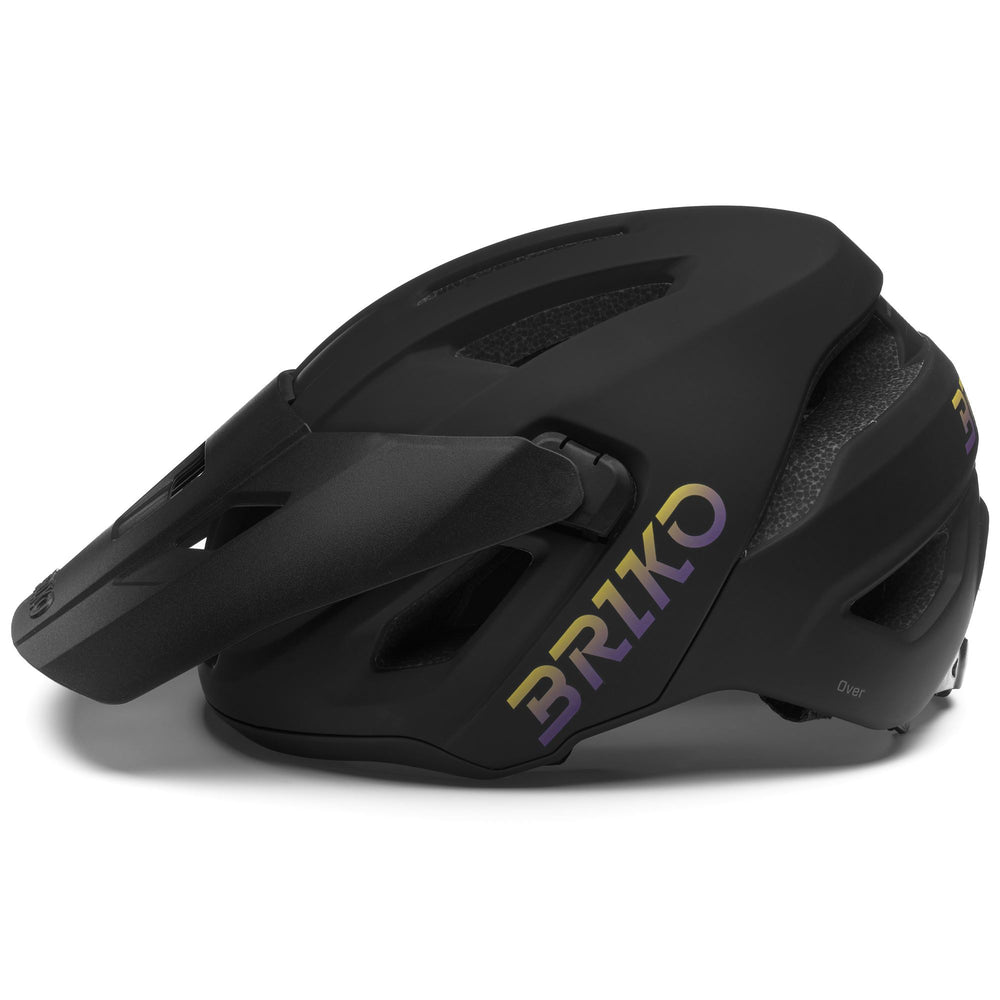 Unisex Black Mountain Bike Helmet with Ventilation and Padding 02