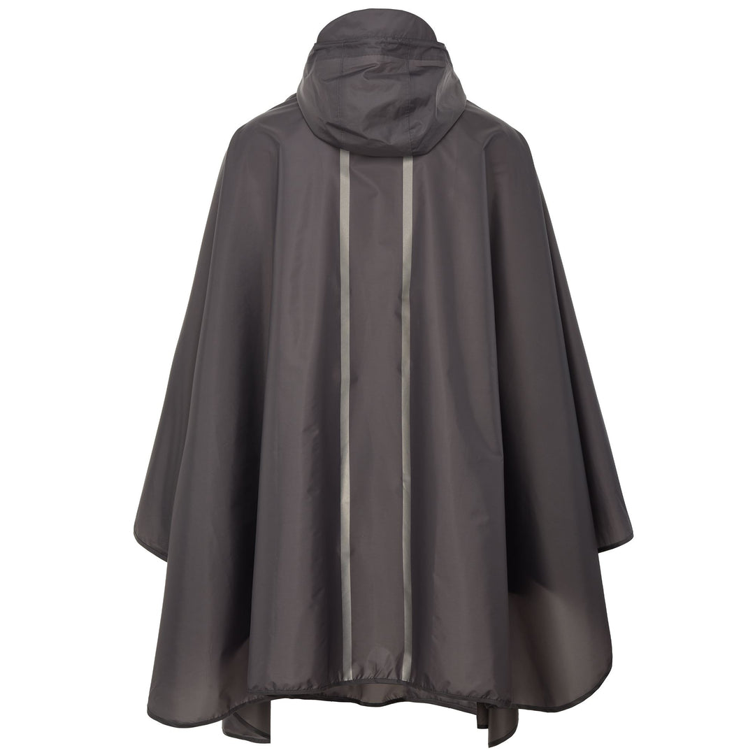 Unisex Grey Urban Cycling Poncho with Waterproof Features main