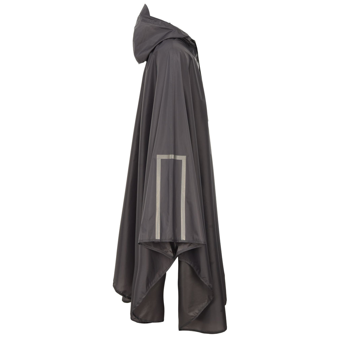 Unisex Grey Urban Cycling Poncho with Waterproof Features main