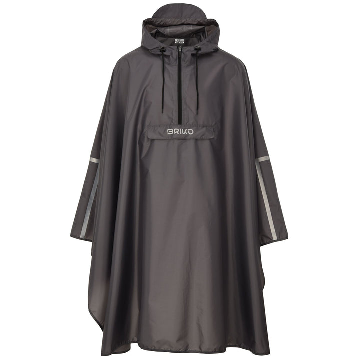 Unisex Grey Urban Cycling Poncho with Waterproof Features 1
