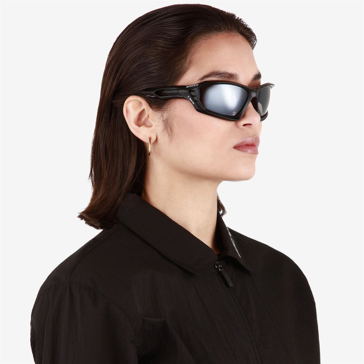 Unisex Black Lifestyle Sunglasses with UV Protection 6