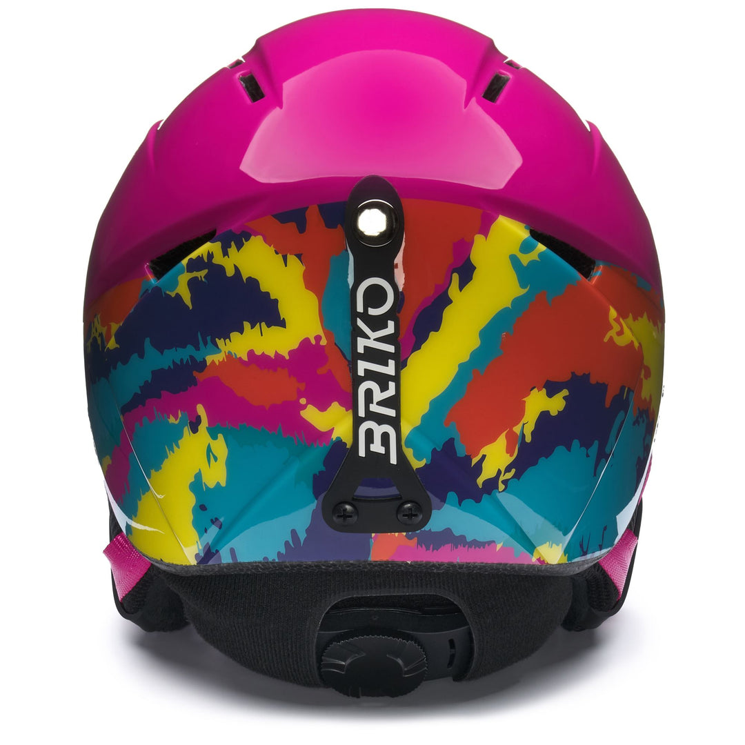 Casco da sci unisex rosso e ceruleo per giovani atleti main