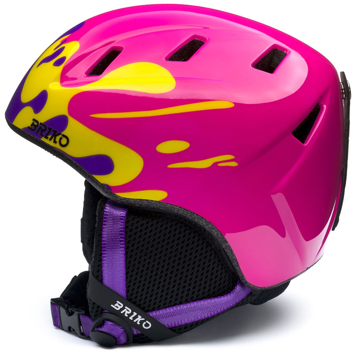 Unisex Violet and Pink Ski Helmet for Young Athletes 2
