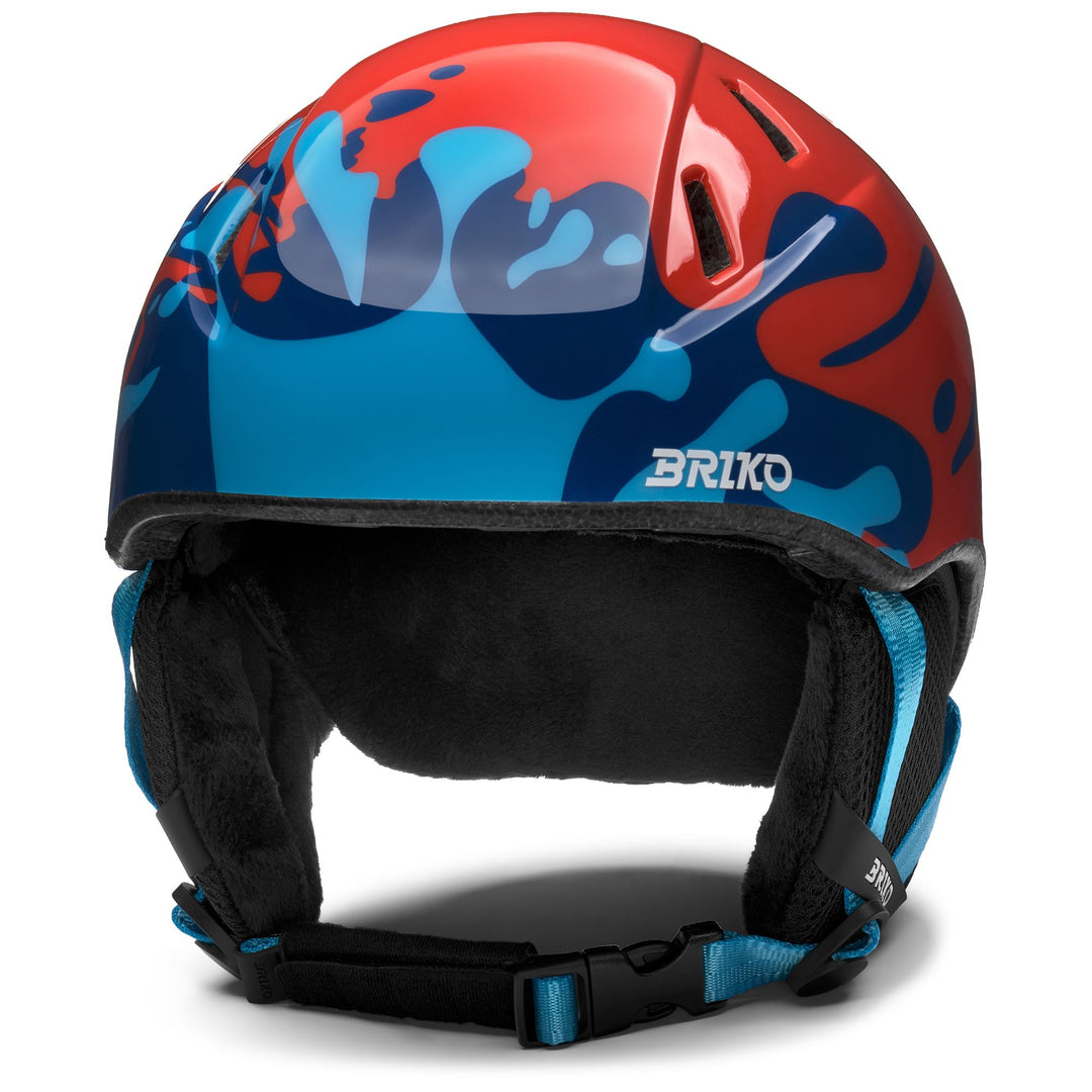 Casco da sci unisex rosso per giovani atleti 01