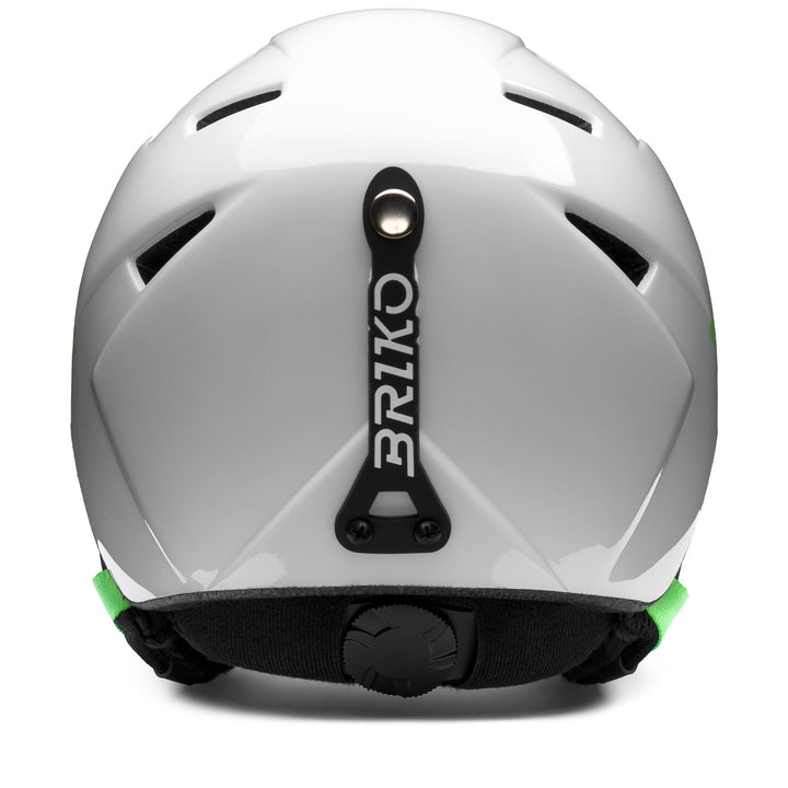Unisex Blue and White Ski Helmet for Young Athletes 4