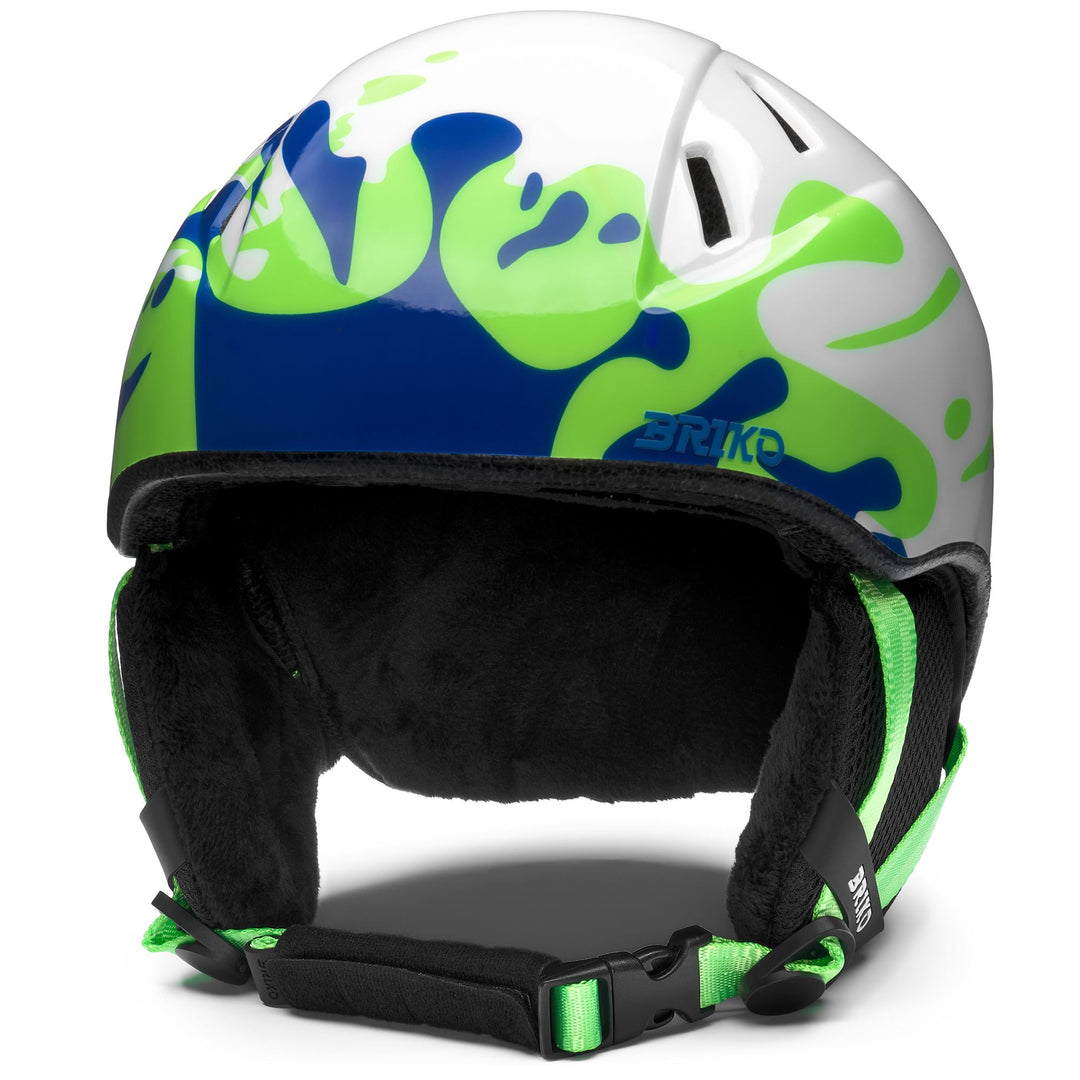 Helmets Kid unisex MAKALU GRAPHIK Helmet Shiny White - Neon Green