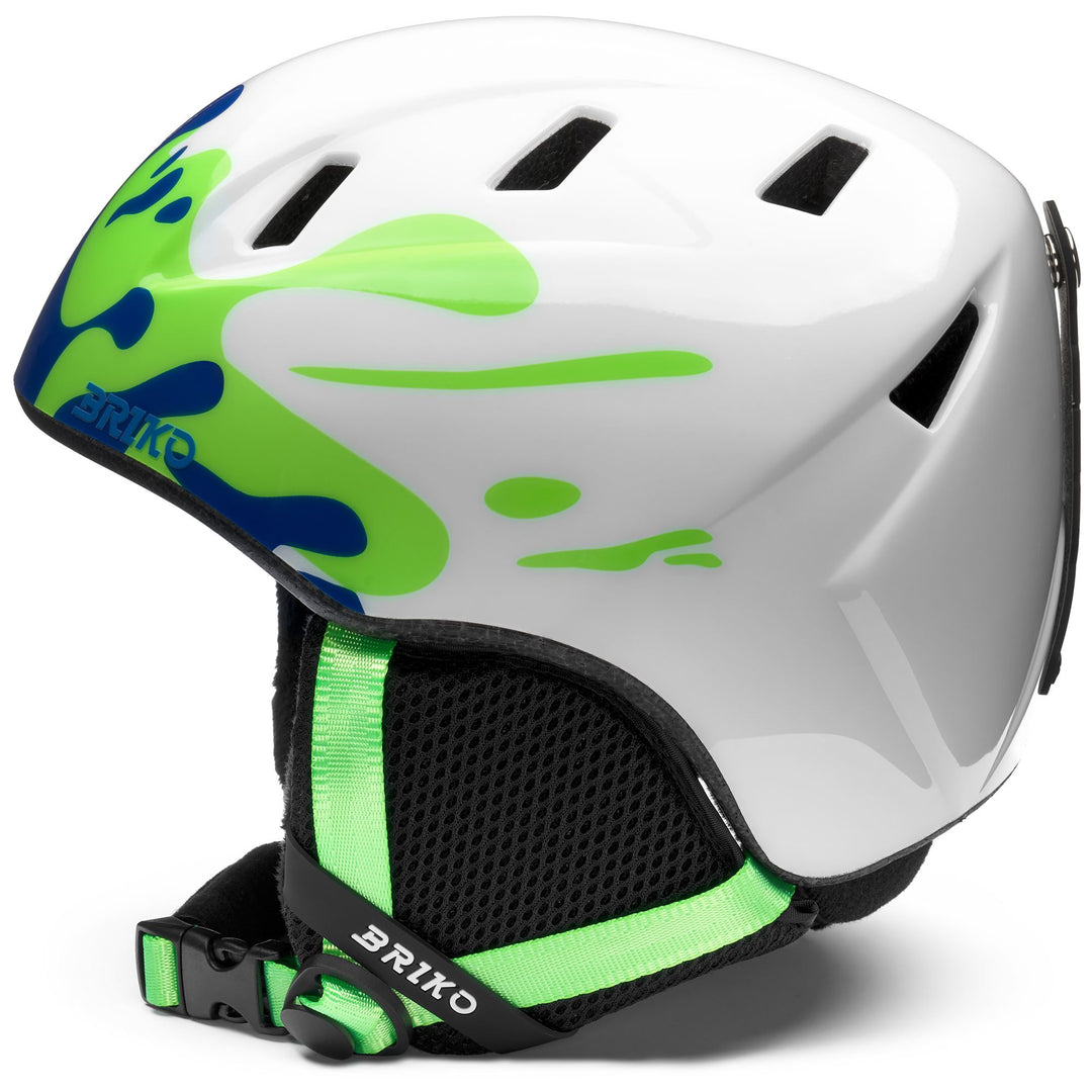 Unisex Blue and White Ski Helmet for Young Athletes main