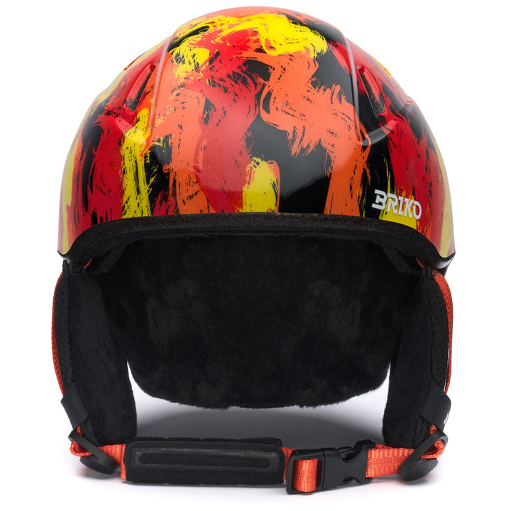Kid's Orange and Black Ski Helmet for Young Athletes 3