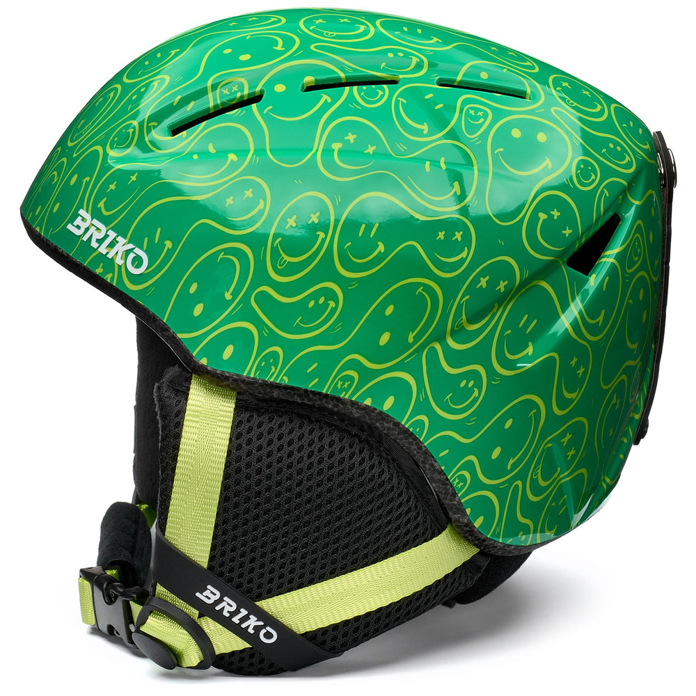 Green Kid's Ski Helmet for Young Athletes 02