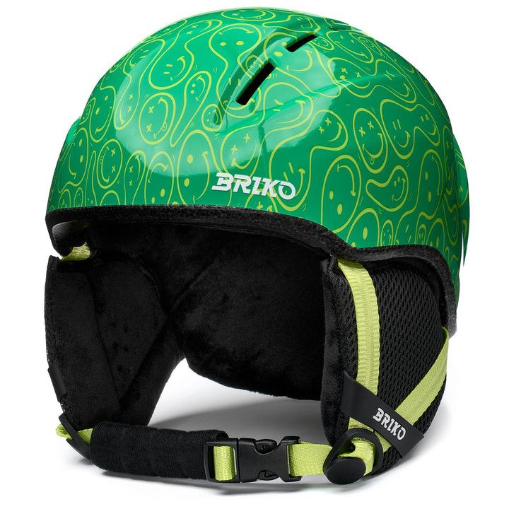 MAKALU GRAPHIK - Helmets - Helmet - Kid unisex - Shiny Green Haze-Apple Green-White-Green Haze 1