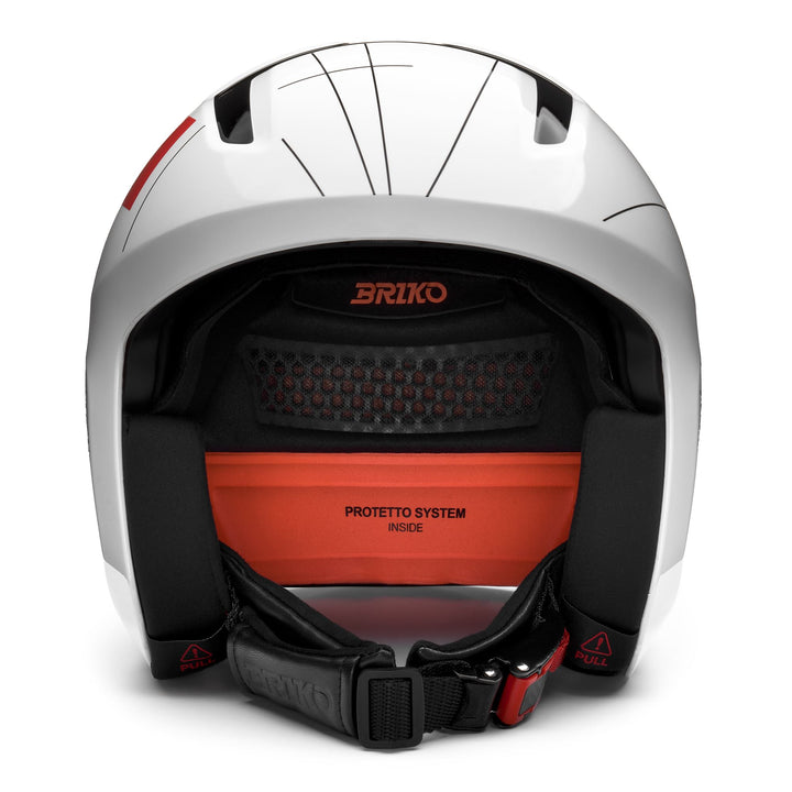 Casco da sci unisex giallo e bianco con caratteristiche di sicurezza migliorate 3