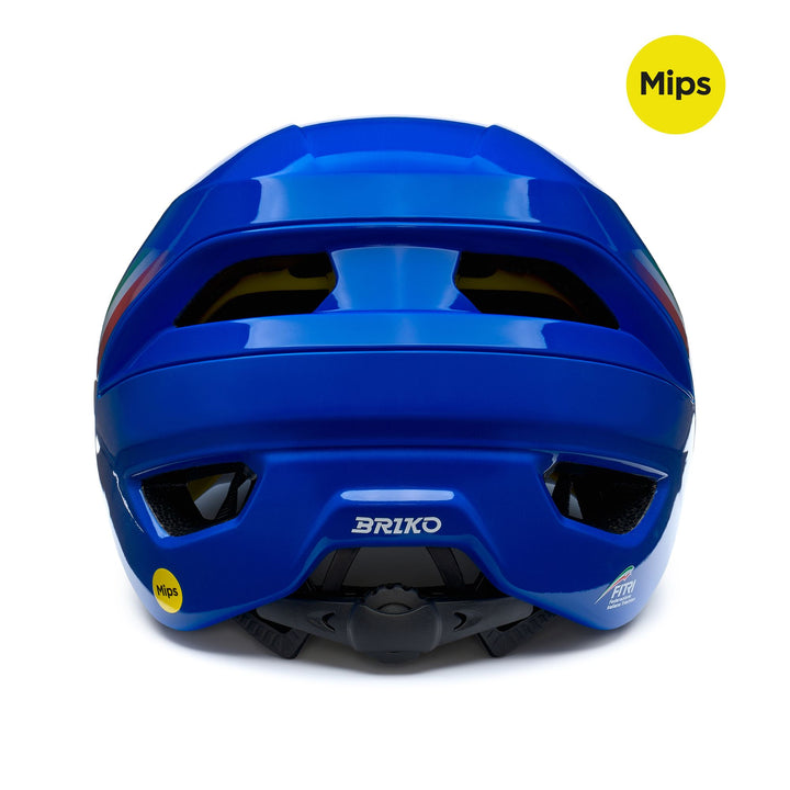 Casco da ciclismo aerodinamico unisex blu e bianco per triathlon e strada. 4