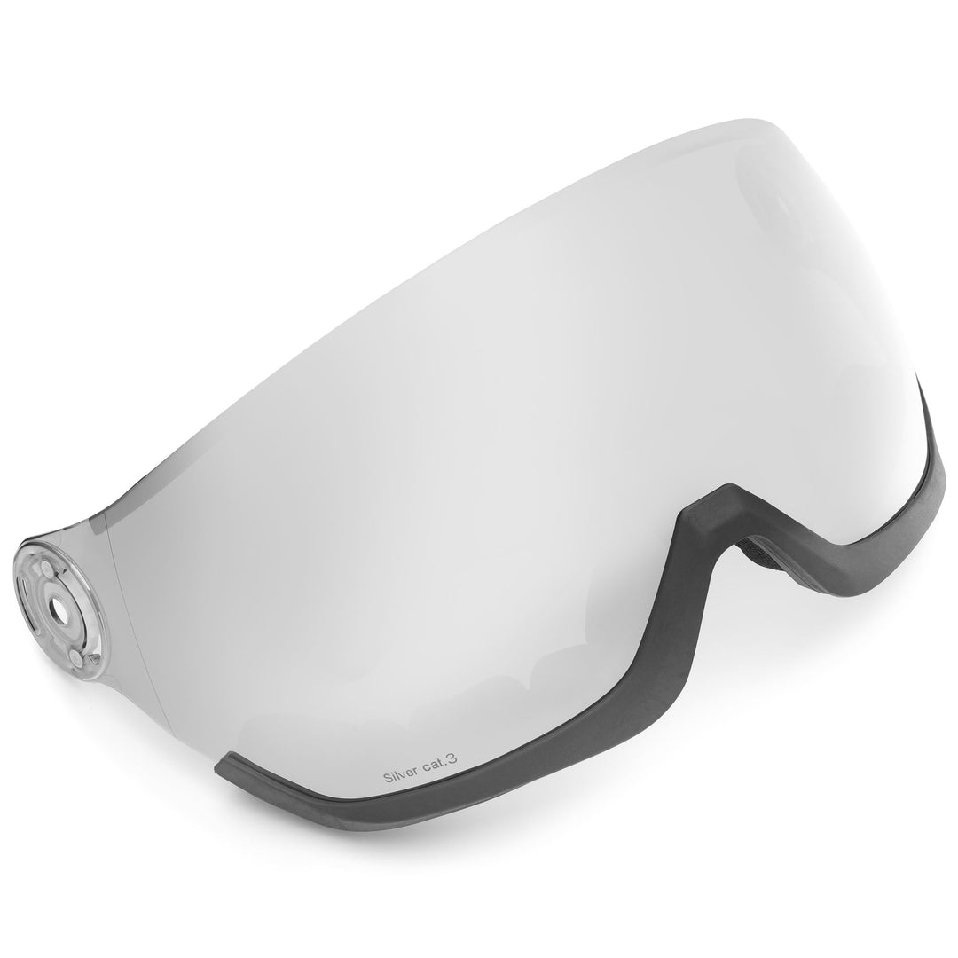Grey Men's Ski Helmet Visor with Mirror Finish 01