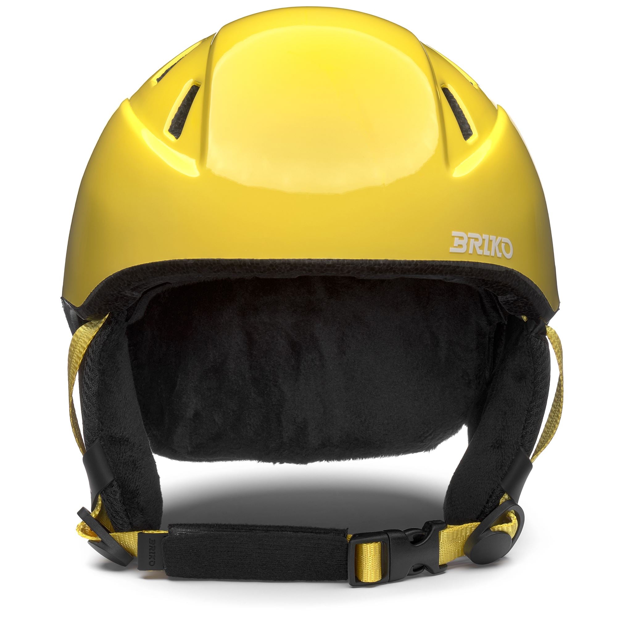 Helmets Kid unisex MAKALU Helmet Shiny Yellow - White