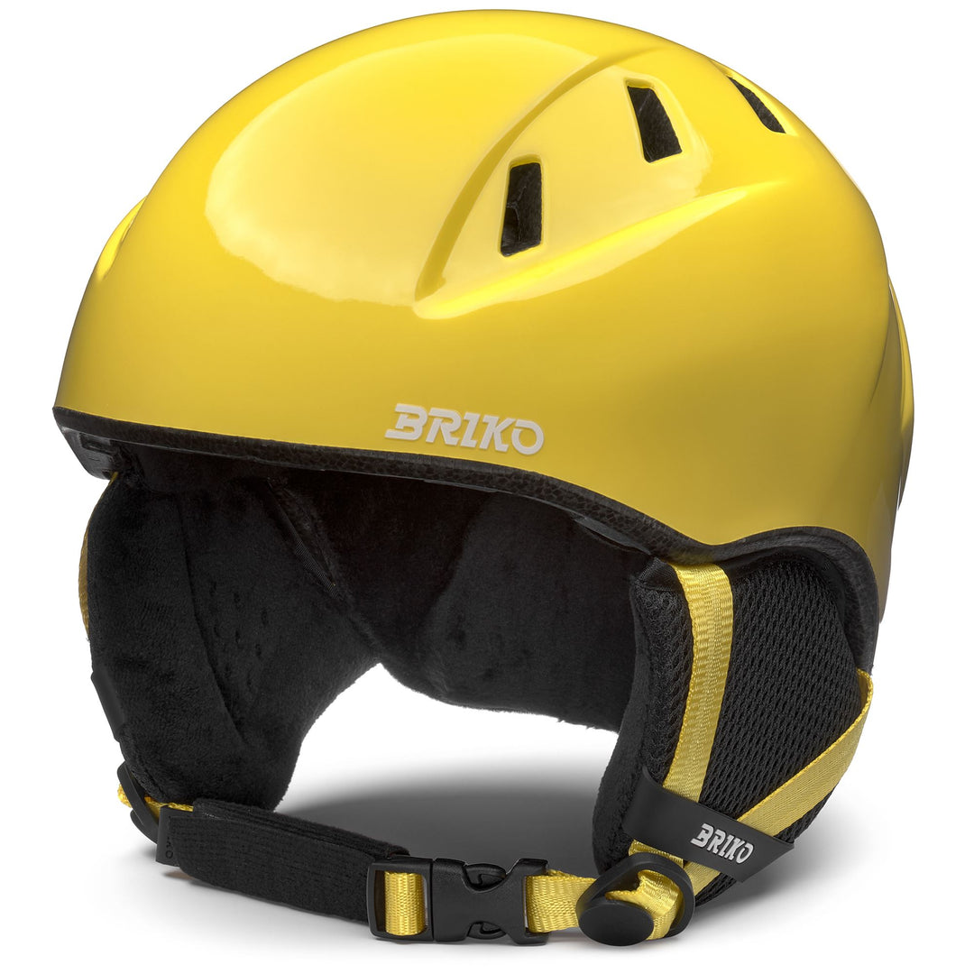 Casco da sci giallo per bambini, per giovani atleti 01
