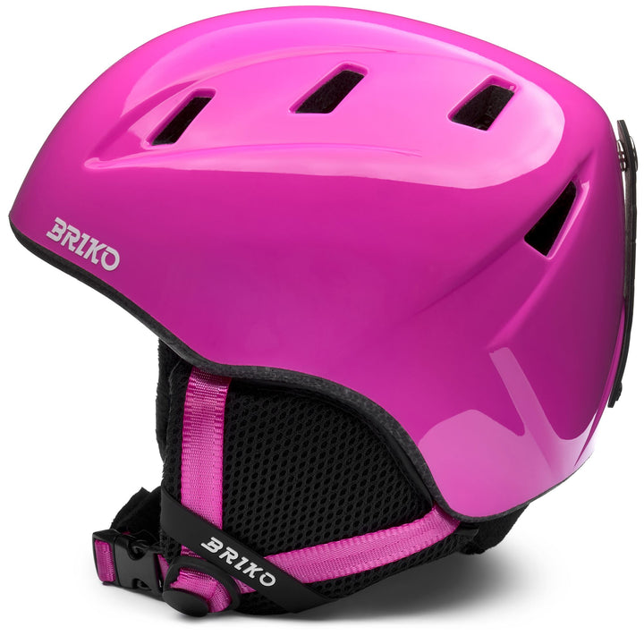 Casco da sci rosso e rosa per bambini, per giovani atleti 2