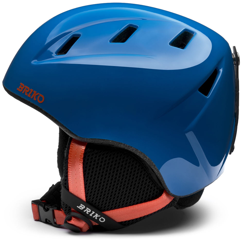 Casque de ski bleu et rouge pour enfants, destiné aux jeunes athlètes 02