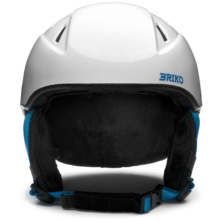 Casque de ski bleu et blanc pour enfants, destiné aux jeunes athlètes 3