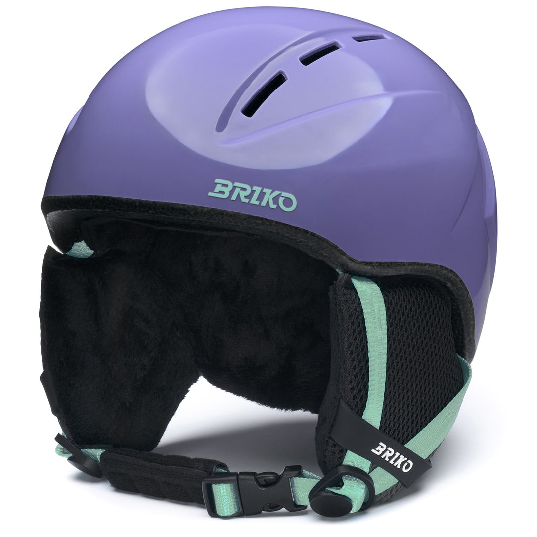 Kid’s Lilac and Aqua Snow Helmet for Young Skiers and Snowboarders 01