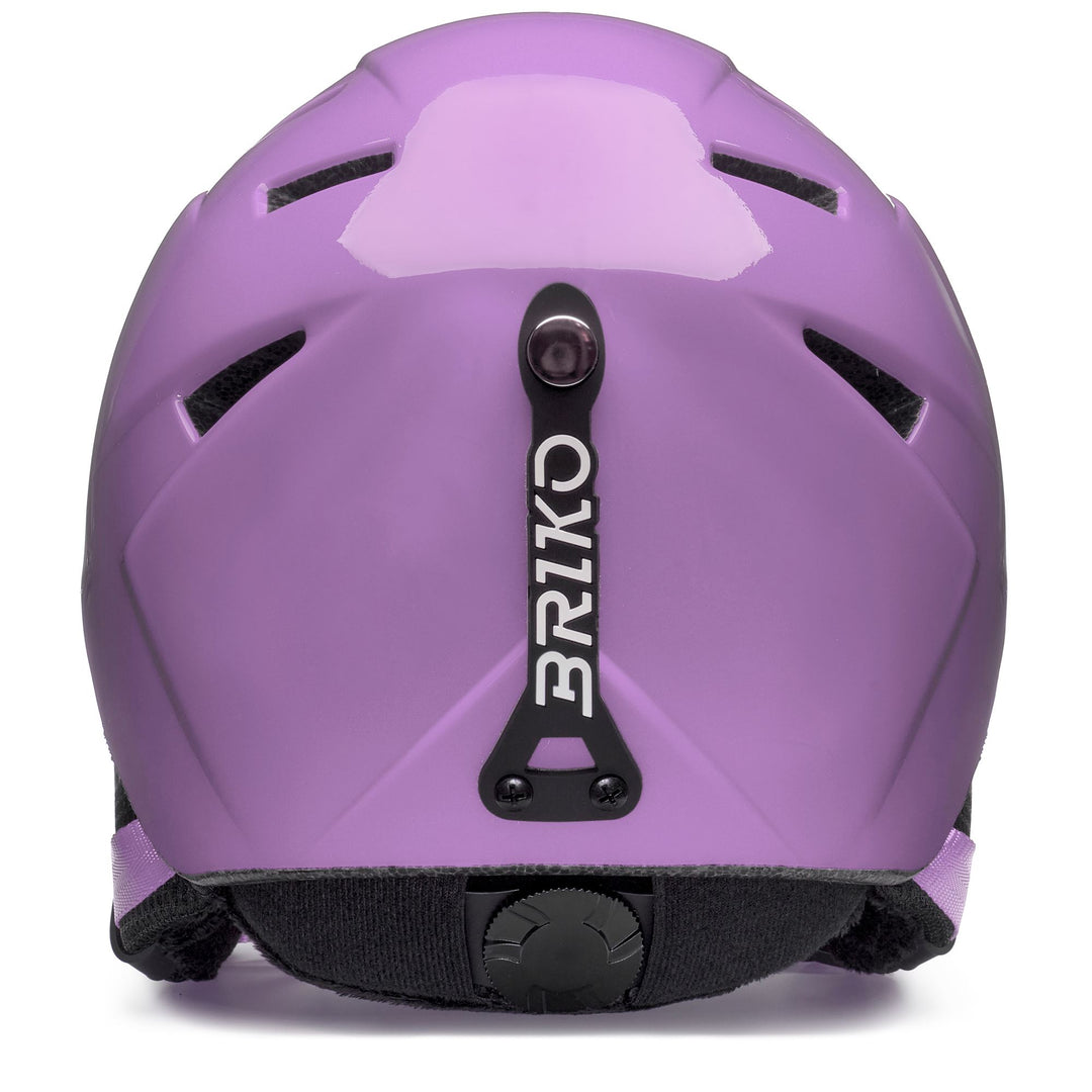 Casco da sci viola e bianco per bambini main