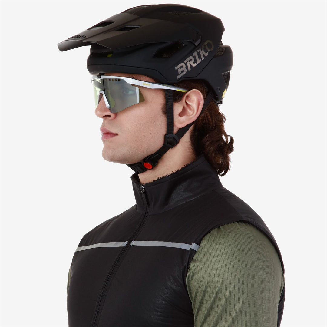 Unisex Black Urban Cycling Helmet with Reflective Details main