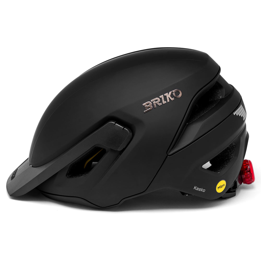 Casco da ciclismo urbano unisex nero con dettagli riflettenti 02