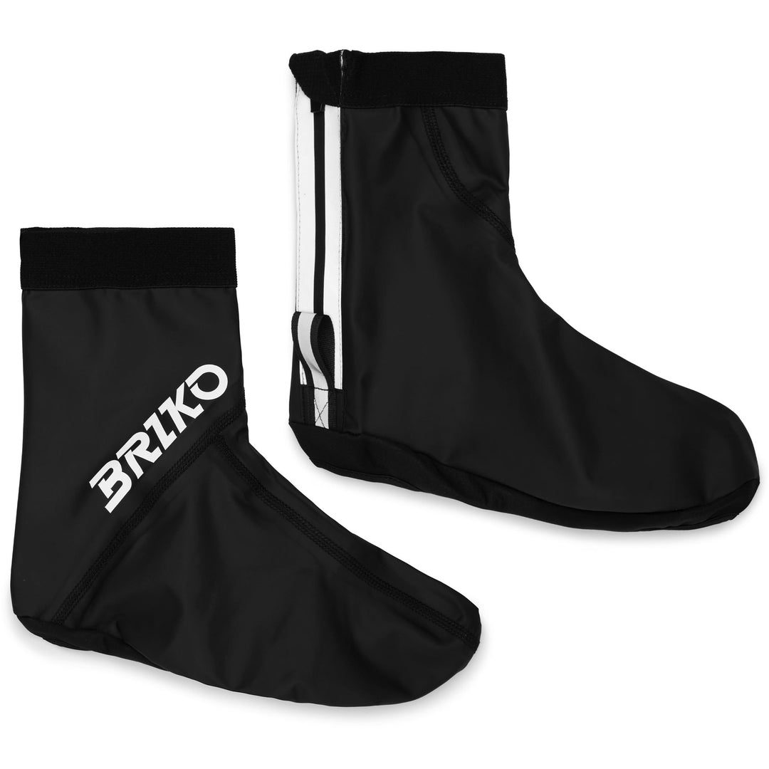 Copriscarpe da ciclismo unisex neri leggeri e idrorepellenti 01