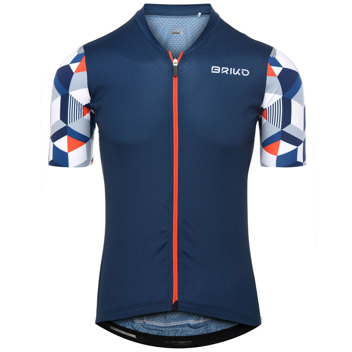 Blue Men's Cycling Jersey for Road Riding 1