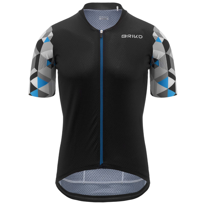Black Men's Cycling Jersey for Road Racing 1