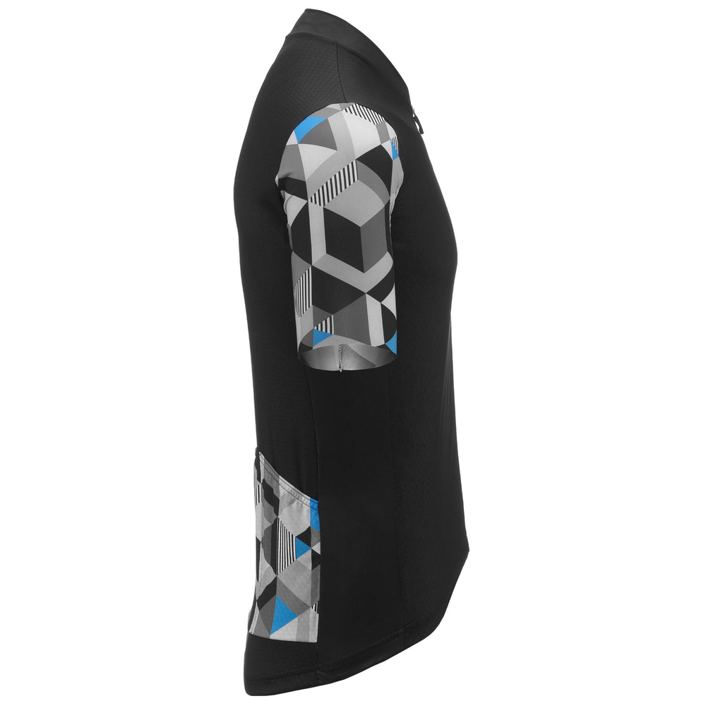 Black Men's Cycling Jersey for Road Racing 02