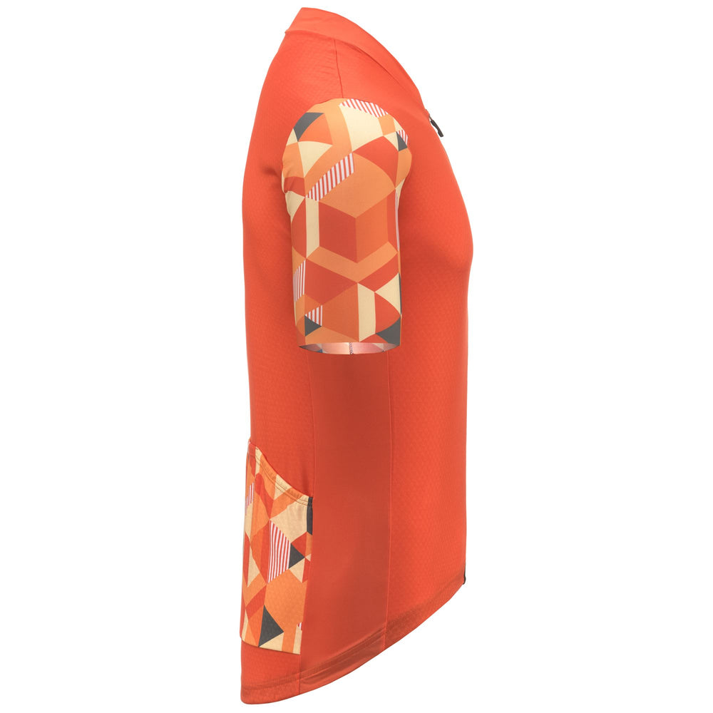 Orange Men's Cycling Jersey for Road Riding 02