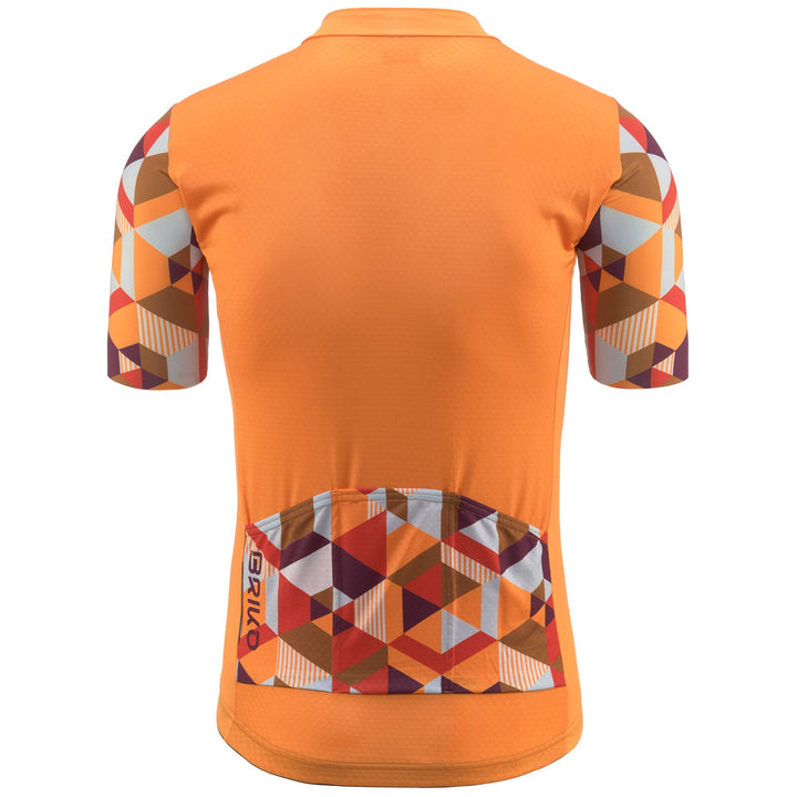 Maglia da ciclismo arancione da uomo per ciclismo su strada 3