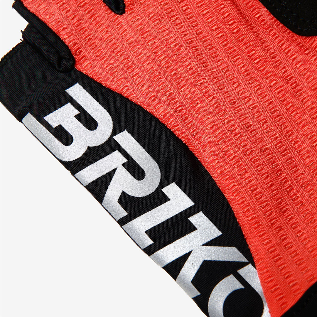 Unisex Orange and Black Cycling Gloves with Ventilation and Grip main